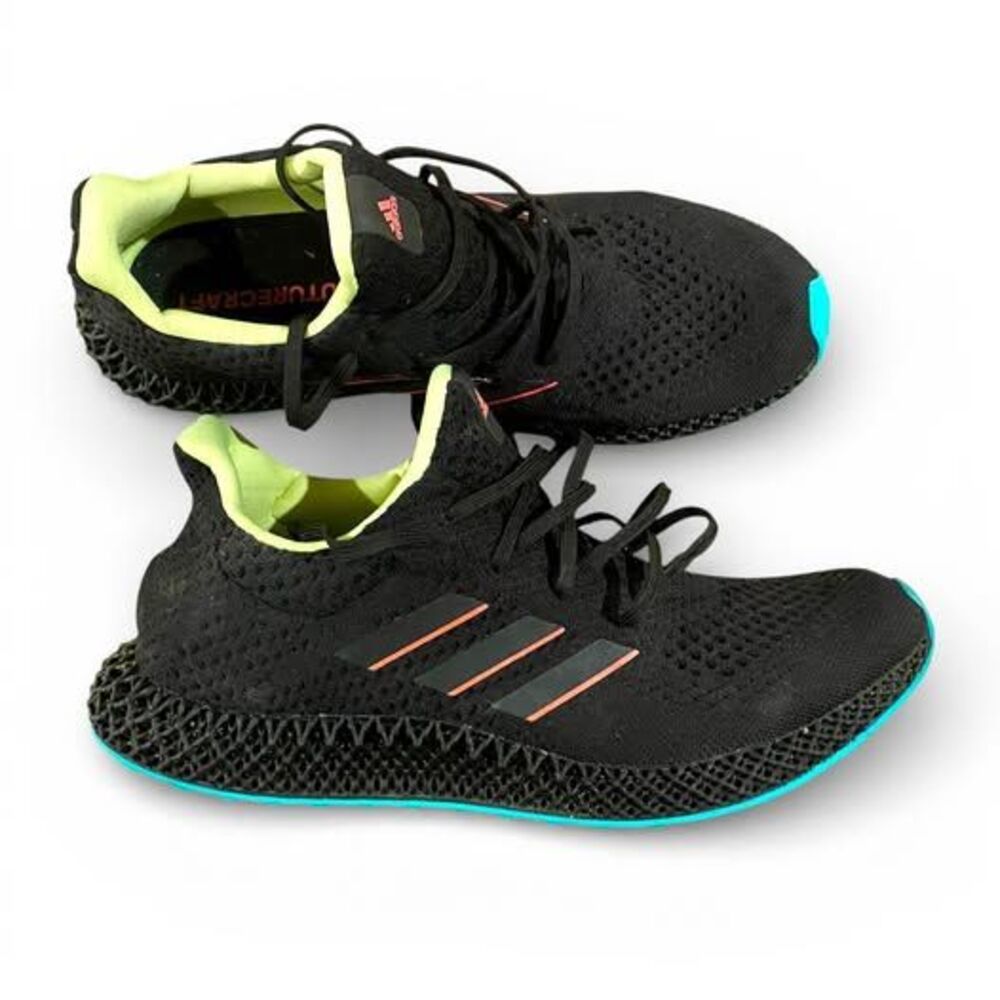 Adidas Futurecraft 4D 'Black Carbon Turbo' Men’s 12.5 Worn Once Retail over $200